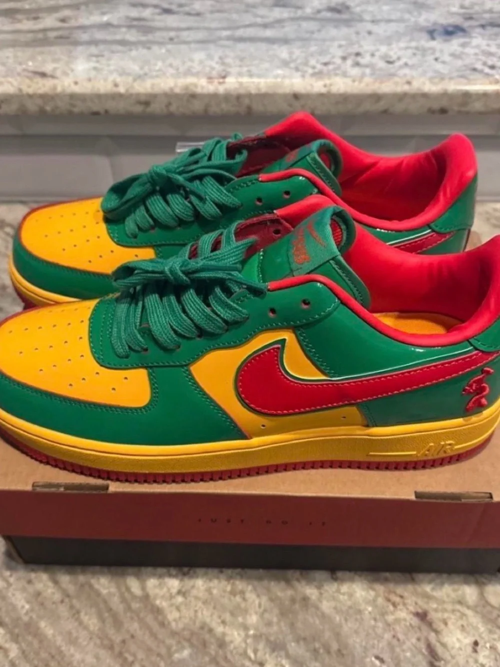 LIL YACHTY X AIR FORCE 1 LOW 'CONCRETE BOYS - LUCKY GREEN'